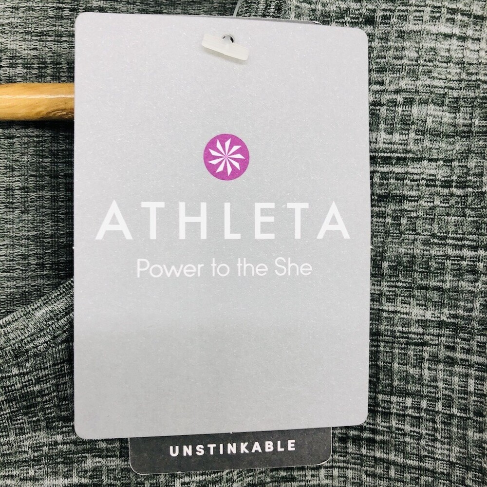 Athleta Women's Sage Unstinkable Round Neck Seamless Activewear Tank Shirt XL - Picture 4 of 7